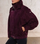 Замшевый бомбер  Yves Saint Laurent Артикул LUX-116416. Вид 2