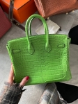 Сумка женская Birkin, 25, PHW Crocodile Porosus Hermes Артикул LUX-116920. Вид 5