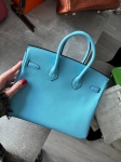  Сумка женская Birkin 25, PHW Epsom leather  Hermes Артикул LUX-116927. Вид 3