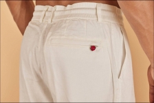 Льняные брюки  Kiton Артикул LUX-117221. Вид 2