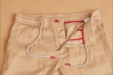 Льняные брюки  Kiton Артикул LUX-117220. Вид 5