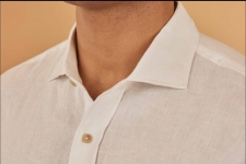 Льняная рубашка Mand  Артикул LUX-117222. Вид 4