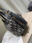 Сумка женская D-Journey Жаккард Dior Obligue синего цвета Christian Dior Артикул LUX-118288. Вид 3