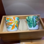 Пара  стаканов в деревянной коробке Hermes Артикул LUX-118296. Вид 1