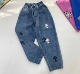 Джинсы CHROME HEARTS Артикул LUX-118600. Вид 2