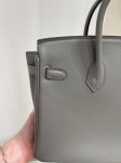 Сумка женская  Birkin, 25, PHW Swift leather  Hermes Артикул LUX-120691. Вид 2
