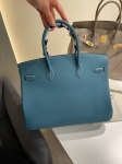 Сумка женская  Birkin, 35 PHW Hermes Артикул LUX-121430. Вид 4