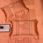 Комплект постельного белья  Hermes Артикул LUX-122897. Вид 3