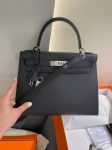 Сумка женская  Kelly, 28, PHW Epsom leather  Hermes Артикул LUX-123181. Вид 5