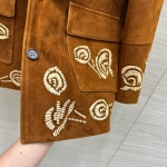 Замшевый жакет Ermanno Scervino Артикул LUX-123214. Вид 3