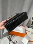 Сумка женская Kelly Pochette Crocodile Alligator Lisse Hermes Артикул LUX-123835. Вид 5