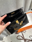 Сумка женская Kelly Pochette Crocodile Alligator Lisse Hermes Артикул LUX-123835. Вид 6
