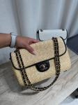 Сумочка из Рафии с отделкой кожи Chanel Артикул LUX-124383. Вид 1