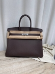 Сумка женская Birkin, 35 PHW Hermes Артикул LUX-124651. Вид 1