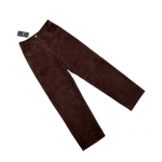 Замшевые брюки The Row Артикул LUX-124995. Вид 3