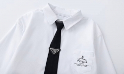 Рубашка с галстуком  Prada Артикул LUX-125731. Вид 4