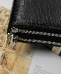 Портмоне из натуральной кожи крокодила Zilli Артикул LUX-129840. Вид 3