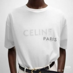 Двухслойная футболка  Celine Артикул LUX-130438. Вид 1