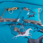 Комплект постельного белья  Hermes Артикул LUX-130683. Вид 4