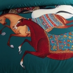 Комплект постельного белья  Hermes Артикул LUX-130682. Вид 3