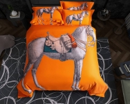 Комплект постельного белья  Hermes Артикул LUX-130679. Вид 2