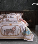 Комплект постельного белья  Hermes Артикул LUX-130677. Вид 4