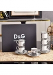 Кофейный сервиз Dolce & Gabbana Артикул LUX-130930. Вид 2