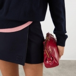 Двухсторонняя юбка Miu Miu Артикул LUX-131096. Вид 1