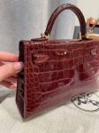 Сумка женская Kelly mini Crocodile Alligator Lisse Hermes Артикул LUX-131771. Вид 4