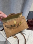Сумка женская Kelly mini Crocodile Alligator Lisse Hermes Артикул LUX-131770. Вид 3