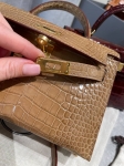 Сумка женская Kelly mini Crocodile Alligator Lisse Hermes Артикул LUX-131770. Вид 5