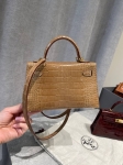 Сумка женская Kelly mini Crocodile Alligator Lisse Hermes Артикул LUX-131770. Вид 6