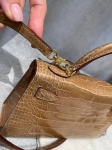 Сумка женская Kelly mini Crocodile Alligator Lisse Hermes Артикул LUX-131770. Вид 9