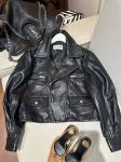 Куртка кожаная Yves Saint Laurent Артикул LUX-132454. Вид 1