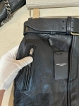Юбка кожаная Yves Saint Laurent Артикул LUX-132456. Вид 3