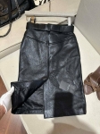 Юбка кожаная Yves Saint Laurent Артикул LUX-132456. Вид 4
