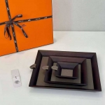 Набор из 3-х подносов Hermes Артикул LUX-133172. Вид 1