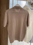 Рубашка-поло в рубчик  Brunello Cucinelli Артикул LUX-133207. Вид 4