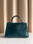 Сумка женская Kelly mini Crocodile Alligator Lisse Hermes Артикул LUX-133400. Вид 2