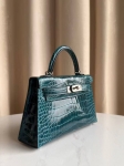 Сумка женская Kelly mini Crocodile Alligator Lisse Hermes Артикул LUX-133400. Вид 3