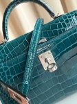Сумка женская Kelly mini Crocodile Alligator Lisse Hermes Артикул LUX-133400. Вид 4