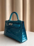 Сумка женская Kelly mini Crocodile Alligator Lisse Hermes Артикул LUX-133401. Вид 4