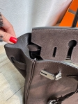 Сумка женская  Birkin, 30 Barenia Faubourg calfskin Hermes Артикул LUX-133758. Вид 5