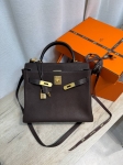 Сумка женская Kelly, 28 Barenia Faubourg calfskin Hermes Артикул LUX-133756. Вид 1