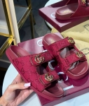 Шлепанцы  Gucci Артикул LUX-133897. Вид 3