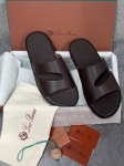 Шлепанцы  Loro Piana Артикул LUX-133916. Вид 1
