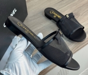 Шлепанцы  Chanel Артикул LUX-134017. Вид 3