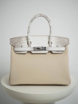 Сумка женская Birkin 30, PHW Hermes Артикул LUX-134869. Вид 1