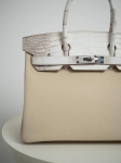 Сумка женская Birkin 30, PHW Hermes Артикул LUX-134869. Вид 3