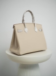 Сумка женская Birkin 30, PHW Hermes Артикул LUX-134869. Вид 4